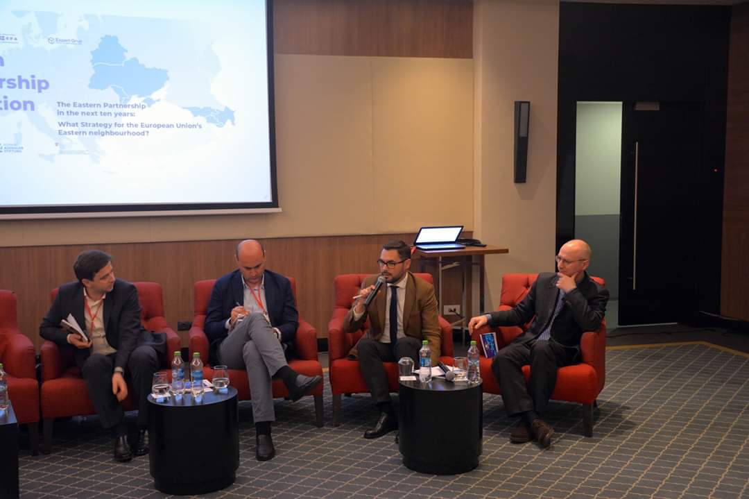 grozaiulian's tweet photo. 2nd day of the #EaPRF. A special session of the EaP Think Tank Forum in Chisinau discussing about the future of EaP for Georgia, Republic of Moldova and Ukraine.
#EaPTTF2019 https://t.co/6hiuUfZVc0