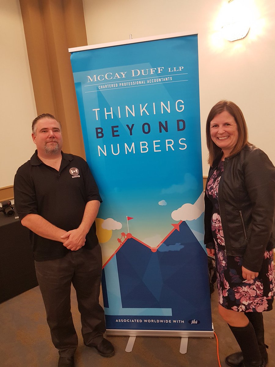 MI613Cyber's tweet photo. Thanks to Marg Egan @McCayDuffLLP for inviting us to speak on Cyber Risks. We presented three easy steps to cyber securing your business or organiztion. https://t.co/UibGjjF4kB