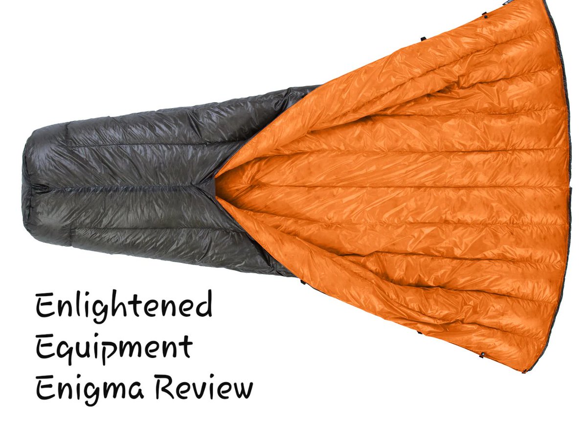 Hikers_Delight's tweet photo. Read about our thoughts on #EnlightenedEquipment 's #Enigma quilt after using it for over 160 nights by clicking the link: https://t.co/816bBt4VW4

#Backpacking #Review #GearReview #HikersDelight https://t.co/Ku4NOtjrkH