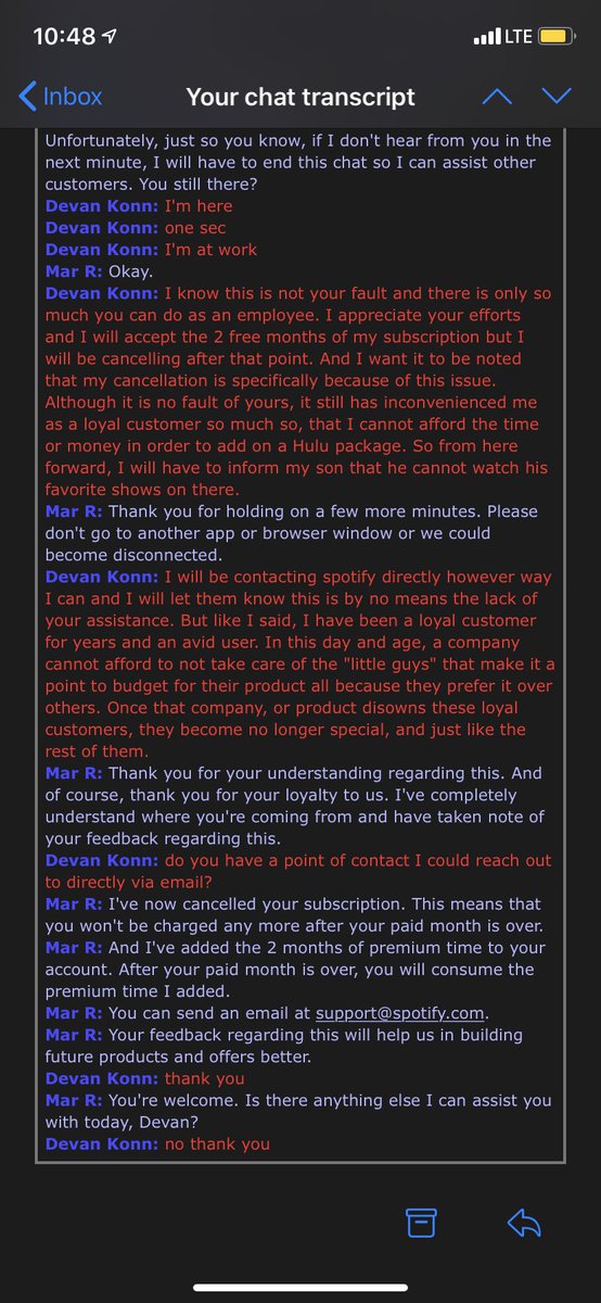 KevanDonn's tweet photo. @daigosweden @hulu it’s a sad day when you lose a loyal customer of many years all b/c they updated their card info. 

Single mom working 2 jobs, $4.99/month =$59.88.. that’s half my Xmas budget https://t.co/xWW9yofPbA