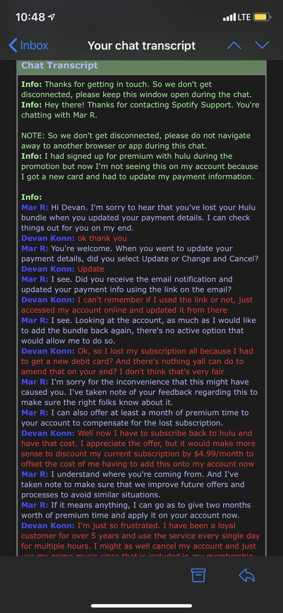 KevanDonn's tweet photo. @daigosweden @hulu it’s a sad day when you lose a loyal customer of many years all b/c they updated their card info. 

Single mom working 2 jobs, $4.99/month =$59.88.. that’s half my Xmas budget https://t.co/xWW9yofPbA