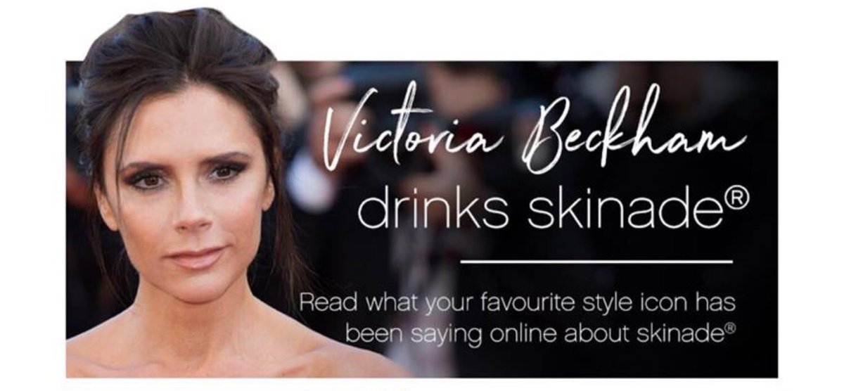 Try Skinade - the collagen drink to give you ‘better skin from within’. 
Skinade delivers essential micronutrients in liquid form and aims to re-build the collagen matrix and promote optimal skin function.

Only available from skin professionals.

#skinade #betterskinfromwith