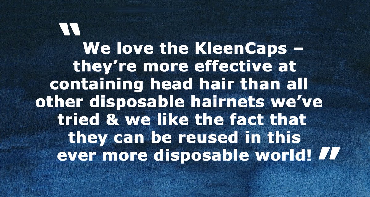 Well this just made our month! Thanks <a href="/CheddarCheeseCo/">The Cheddar Gorge Cheese Company</a> for this lovely quote! We love our KleenCaps nearly as much as your #cheese!

#Haccp #ukmfg #ppe #foodproduction #brc