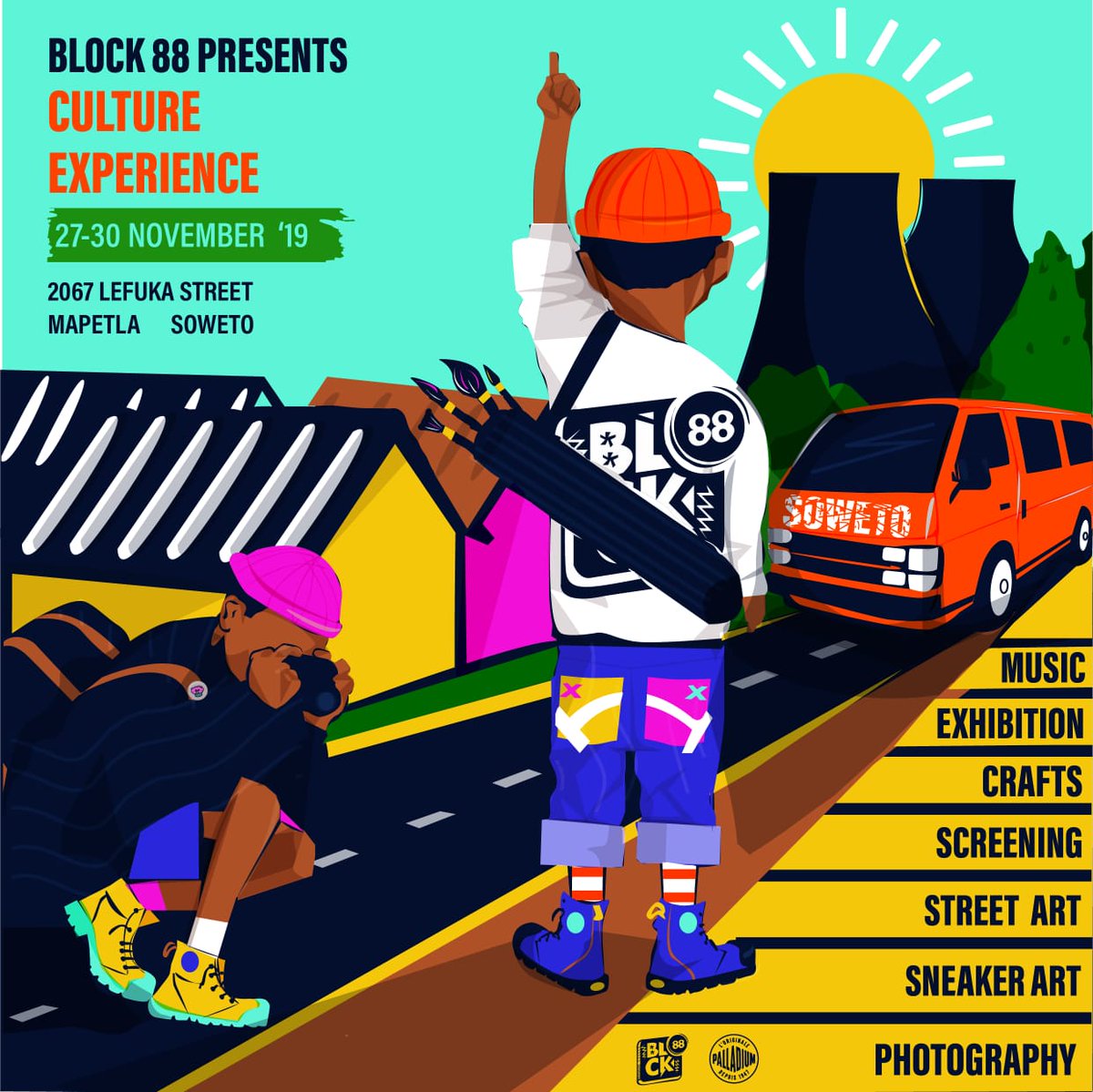 block88store's tweet photo. A festival created by creatives for creatives Culture Experience 2019 we cannot wait to experience with you 
#streetculture #streetsociety #cultureexperience https://t.co/0znq1Yp5j2