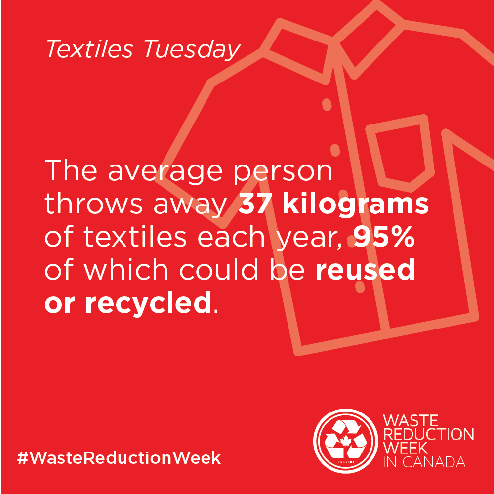 SVZtmu's tweet photo. Today’s focus will be on textiles! Did you know that North Americans send 9.5 million tonnes of clothing to landfills every year? Learn more about how our fashion startups at the SVZ are tackling this issue here 👉https://t.co/MckSiZiwAV
#WorldReductionWeek https://t.co/gg0qUmpYTO