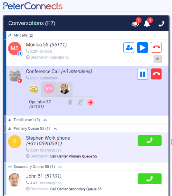 MarcDerksen's tweet photo. We are rolling out an important update for the @PeterConnects Receptionist for BroadWorks.
This release adds, amongst others, the ability to view and interact with joined and monitored queues (call centers).
#receptionist #attendantconsole #broadworks #broadsoft #broadcloud #saas https://t.co/FT9GK7bUXe
