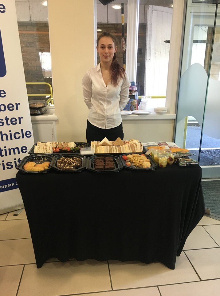 Photo of all the delicious cakes and sandwiches from <a href="/ChefsCatering2/">Chefs Catering</a> yesterday. 🥪🍰

Go check out their page!

#catering #lunches #Lancaster
