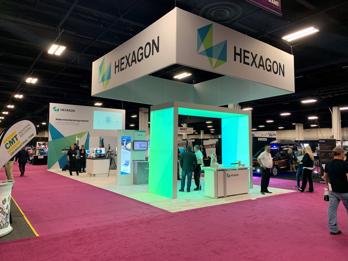 HexagonMI's tweet photo. We can help you #makeitsmarter at @SOUTHTEC_Expo at booth 2329. Stop by for a hands-on demo of our newest portable measuring arm and the latest in #lasertracker technology. #mfg #SOUTHTEC19 https://t.co/3jA4wcWSpY