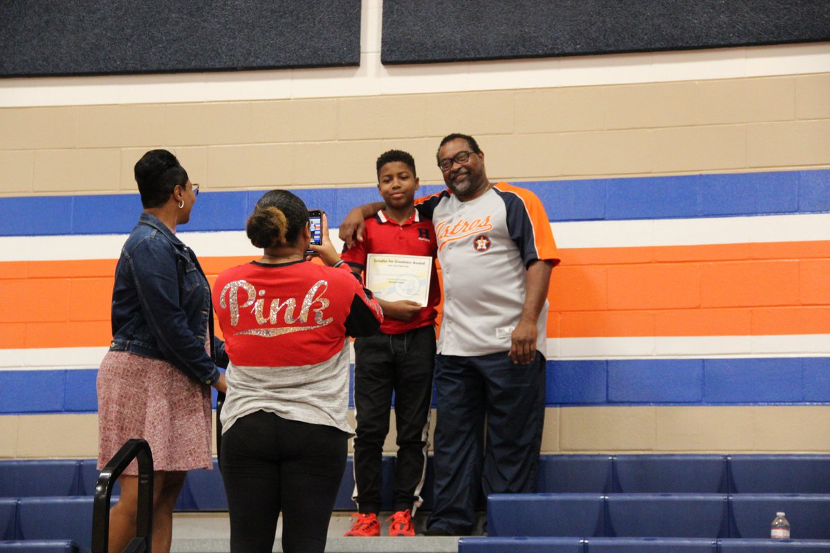 Today we honored 70 students for outstanding character and integrity during our monthly Grizzlies for Greatness Award Ceremony. Pictures can be downloaded here: tiny.conroeisd.net/rRDJ7