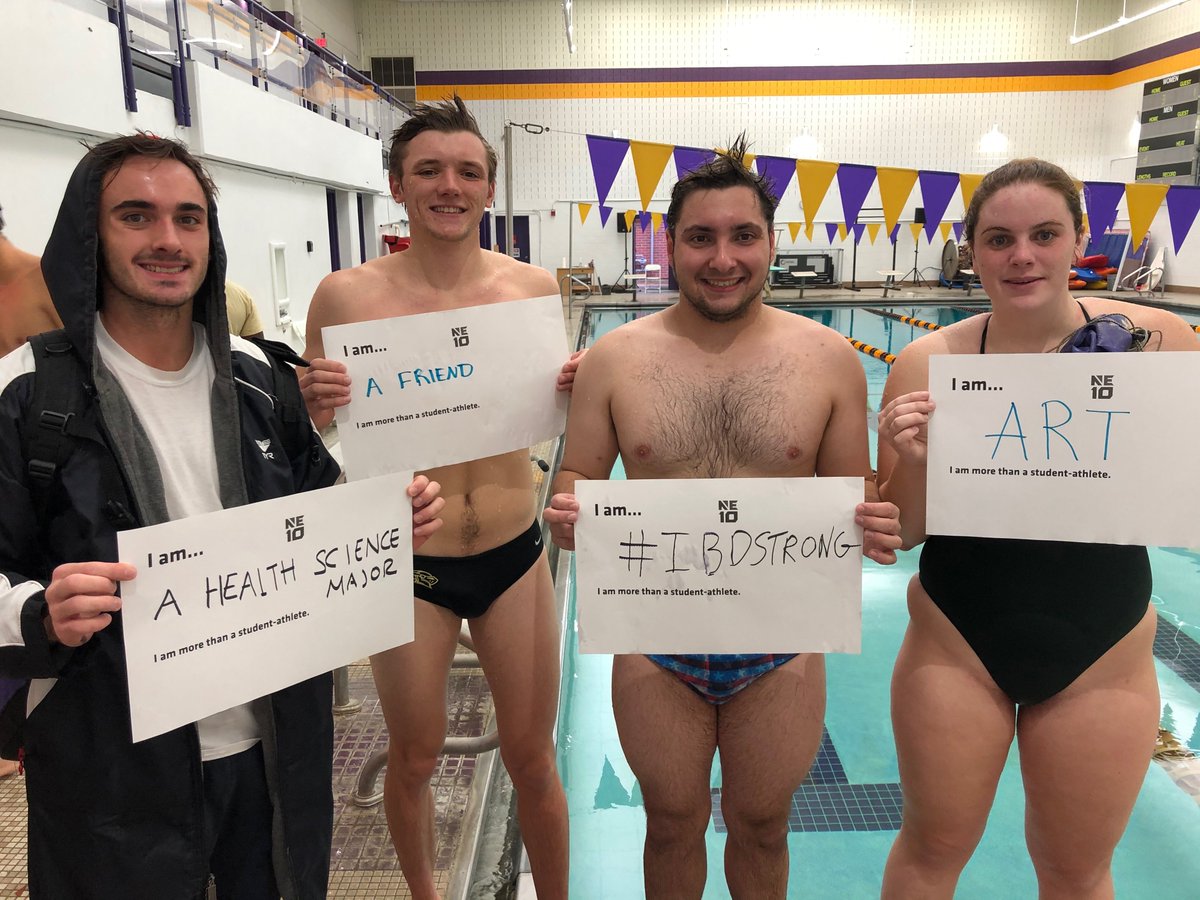 ne10saac's tweet photo. This is who our @smcathletics are... I am dependable. I am a camp counselor. I am a health science major. I am a friend. I am an #IBDStrong. I am art. I am more than a student-athlete. #NCAAInclusion #NE10EMBRACE https://t.co/zl3oxuTz72