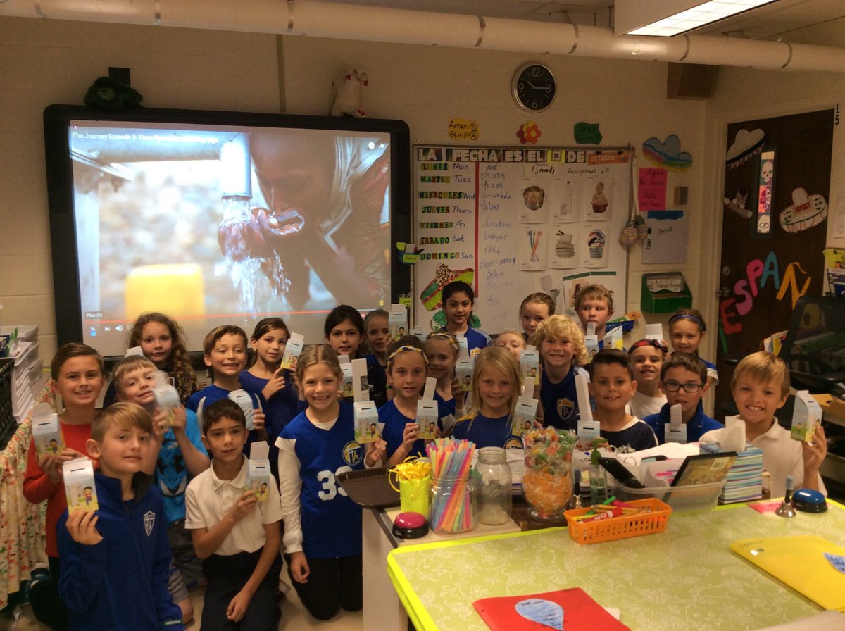 acssp1's tweet photo. Mission day projects are coming together...to bring water to children around the world #ACSGatorPride https://t.co/SHLhw411jX