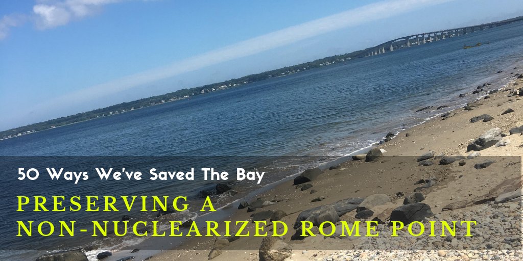 SaveTheBayRI's tweet photo. Would you love @NorthKingstown's beautiful #RomePoint as much if it were a nuclear power plant? #50WaysWeveSavedTheBay https://t.co/dqeBHnqyvZ https://t.co/oZzv9v3L7F