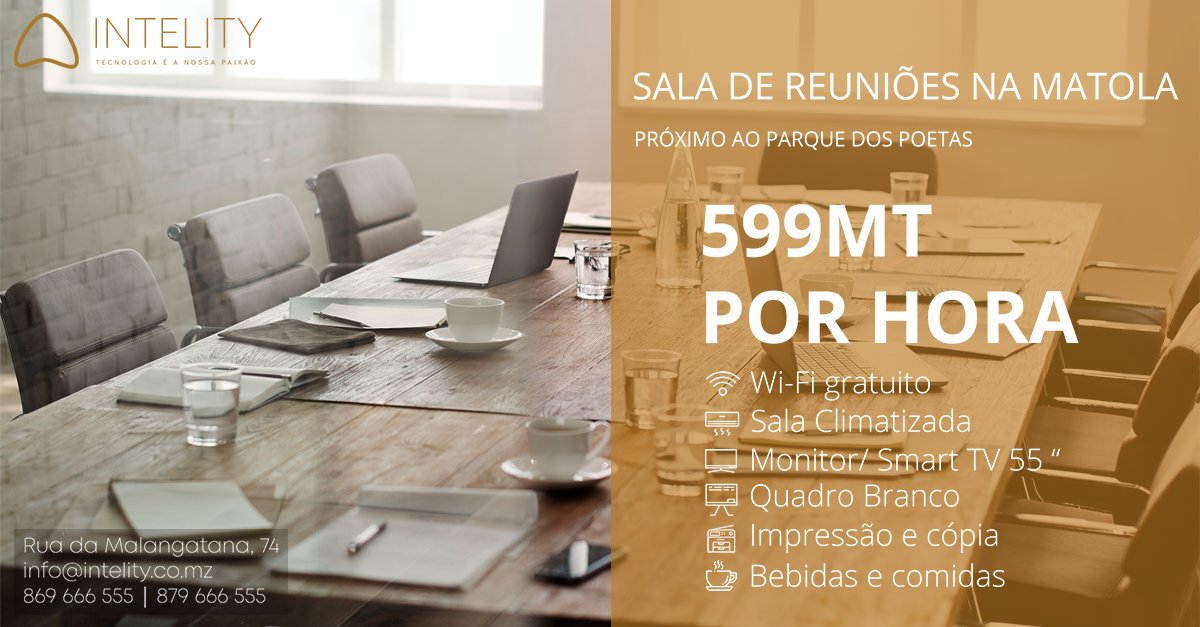 intelitymz's tweet image. As suas reuniões não serão as mesmas: bit.ly/2pNAg0f