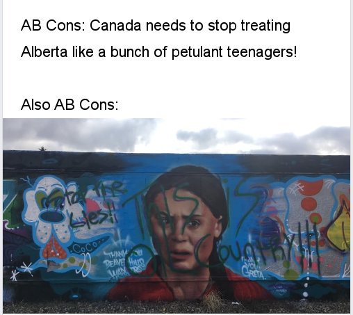 TheArbourist's tweet image. The rest of Canada doesn&apos;t take us seriously.  Wonder why?

#wexit #wexitalberta #albertaseparation #abTantrum #rightwingfantasies