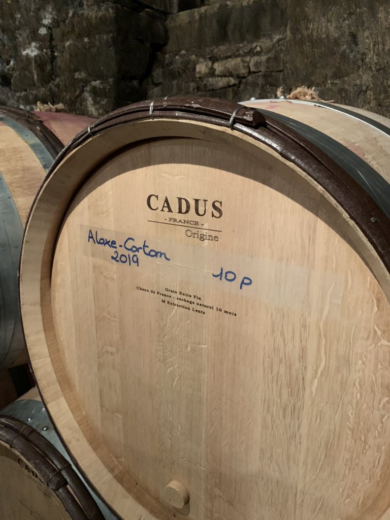 De pluk van 2019 zit in het vat