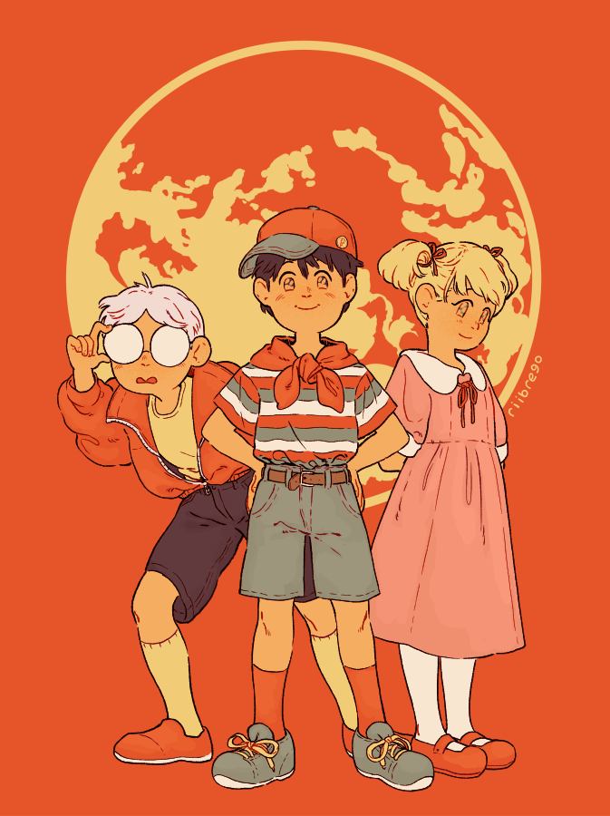 even if I didn't get to make a print for mother 3, I'm glad I was able to draw something for each game during the 30th anniversary of the series this year! 