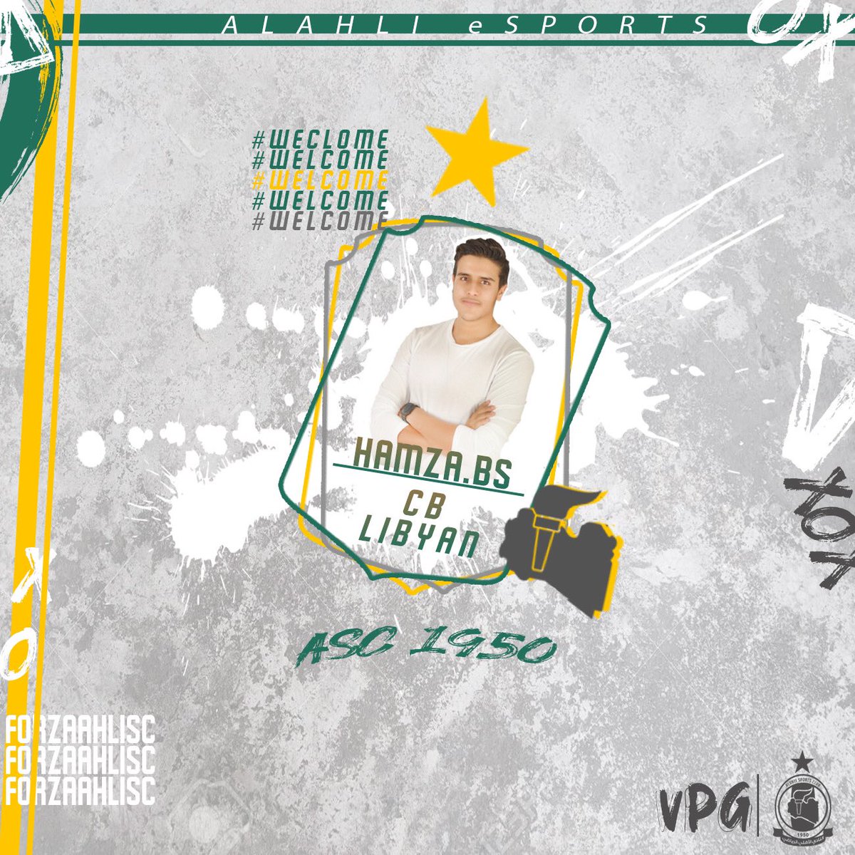 It's Official;🗣

 حمزه بن صالح ,لاعباً لفريق الأهـلـي للألعاب الإلكترونية  🎮🇳🇬 
نُـبارك للاعب حمزه شرف تمثيل إسم النـادي الأهـلي في المسابقات المحلية والدوليـة .

Welcome to ASC eSports ,Hamza 👋🏻

#WeAreAlahliSC🇳🇬
#ASCeSports
