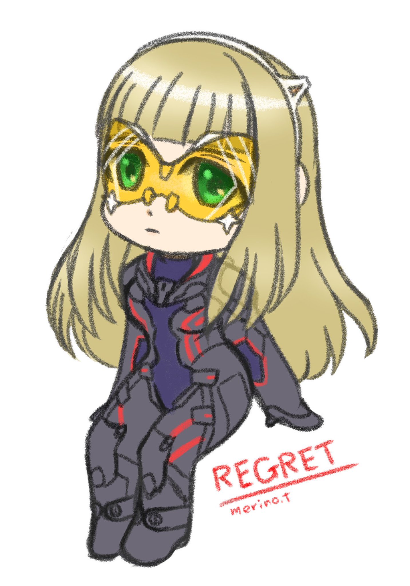 メリノ定食 らくがきリグレット 長く生き残ってくれるのでよく僚機にするけど敵としては デモンエクスマキナ