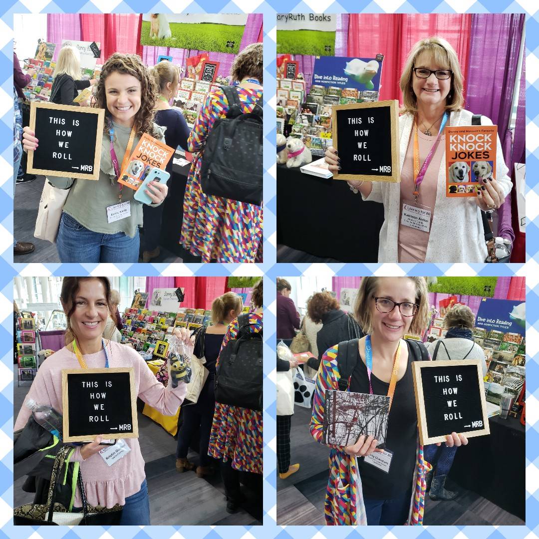 MaryRuthBooks's tweet photo. Readin' and rollin' at #literacyforall2019! 
#dannydice #maryruthbooks #readingrecovery https://t.co/zMR0lVqpLL