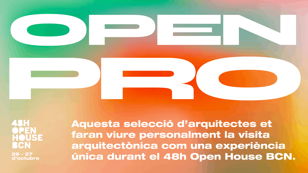 basque_design's tweet image. RT 48hOpenHouseBcn: Ja has sentit a parlar de la secció #OPENPRO del festival?

A l'#OHB19 podràs gaudir d’una experiència professional única, visites guiades de la mà de les mateixes arquitectes de l’edifici🤩

Llistat edificis Open Pro + horaris per…