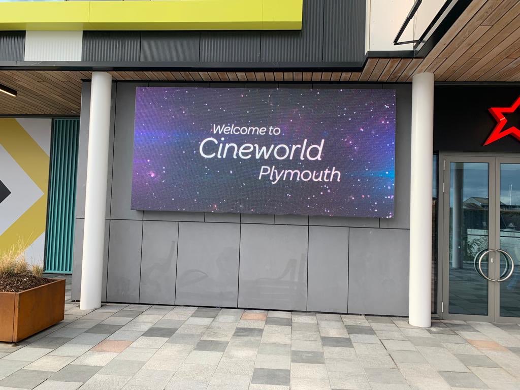 Skratch_UK's tweet image. Lights, Camera, Action 🎥
We are extremely proud to announce that our first @cineworld installation in Plymouth is complete!!  #infiled #LED #av #audiovisual #installation #retail #retailinstallation #digitalsignage #digitaladvertising #digitalvisualsolutions #notjustascreen