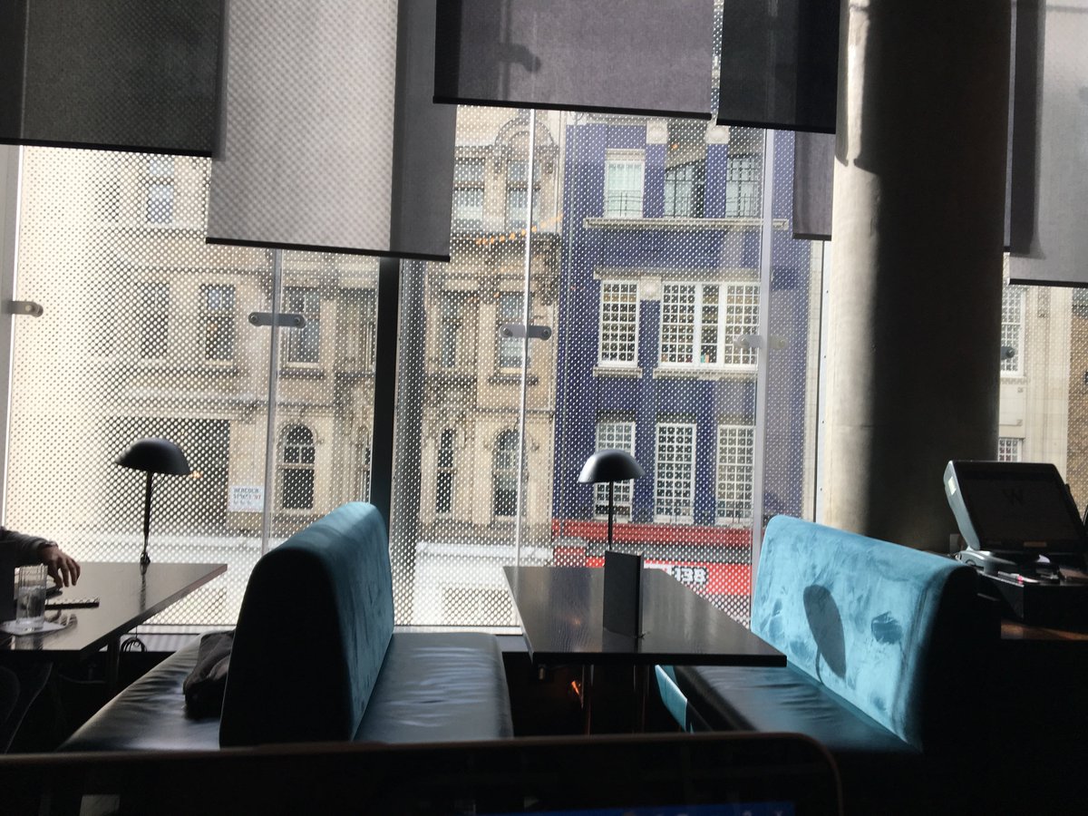 GoodCopy1's tweet image. 'Desk' view from last week co-working at the lovely @WLondonHotel
