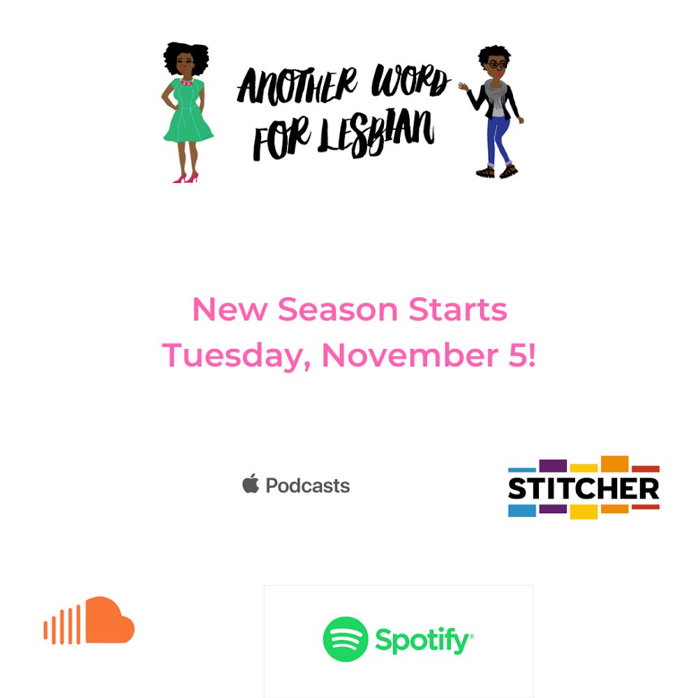 Thanks for your patience, fam! Excited about our upcoming season of #AW4L starting in 2 weeks! #podcast #queer #qwoc #blackpodcast #lesbianpodcast