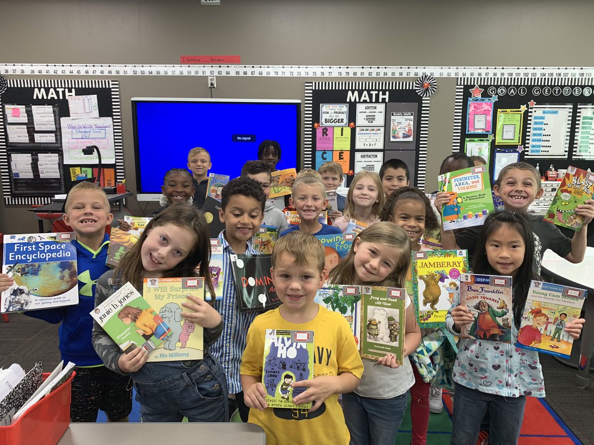 SusieCroftNCE's tweet photo. We were so excited to receive our new books for our classroom literacy library! Thank you Donors Choose! #NCExcels #CroftsCardinals https://t.co/lQTeKdNlhn