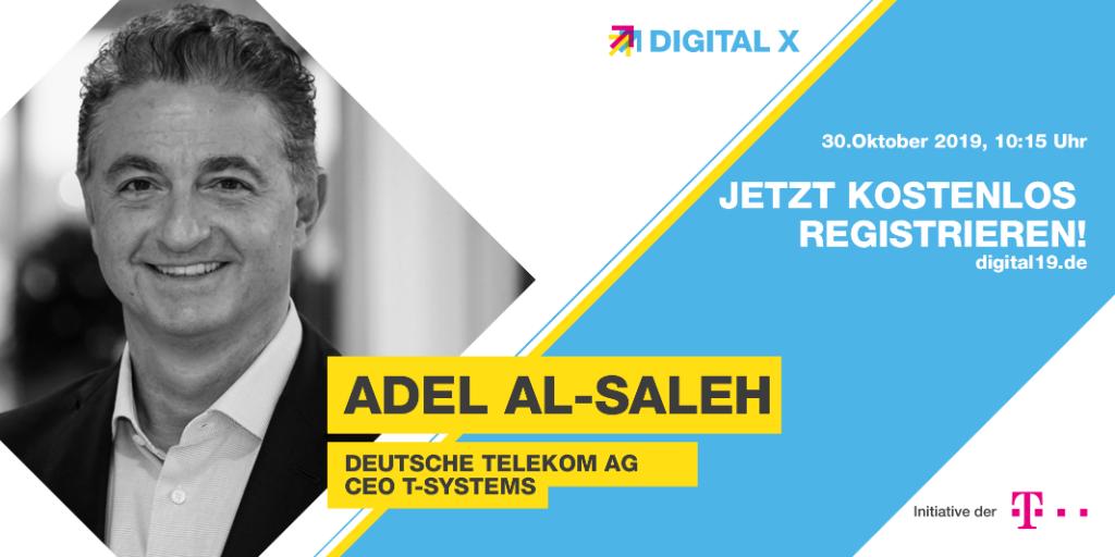 „Let’s power higher performance!“ – nicht nur ein Claim, eine Mentalität! <a href="/adel_al_saleh/">Adel Al-Saleh</a> auf der #DigitalX über die Neupositionierung von <a href="/tsystemsde/">T-Systems DE</a>. Kein Ticket? Registrieren Sie sich kostenlos für unsere virtuelle Konferenz: bit.ly/32NcSip #letspowerhigherperformance