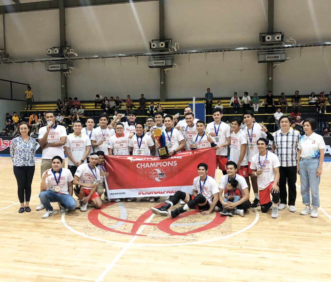 SpikersTalk's tweet photo. YOUR SPIKERS’ TURF 2019 OPEN CONFERENCE CHAMPIONS! 🏆🏆🏆🏆🏆 #BacktoBack https://t.co/IY2ytWIP1C