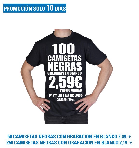 xerigrafia's tweet photo. PROMOCION SOLO 10 DIAS!!!

SOLO hasta el VIERNES 1 de NOVIEMBRE 
#Serigrafia
#serigrafiatextil
#Estampacion
#Screenprint
#diseñografico 
#camisetaspersonalizadas
#camisetaspromocionales
#mochilaspersonalizadas
#tallerdeserigrafia
#tallerdeserigrafiatextil
#siempreconpromociones https://t.co/FWwfWrLqvb