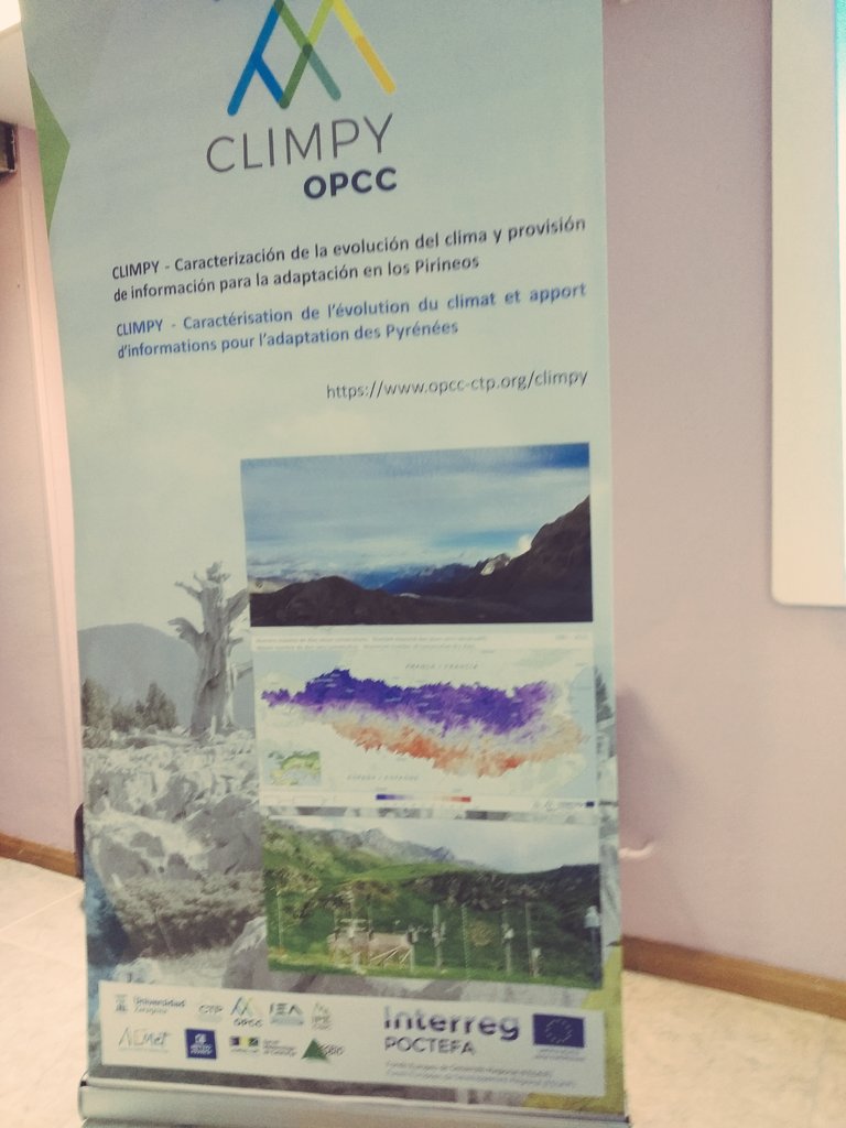 Zinqueta's tweet photo. Los investigadores (eran todo varones) de #Climpy han compartido los resultados de observaciones 🔎, análisis , modelos y predicciones 📈 sobre situación actual y futura de 🌡️, 🌧️ y ❄️en los Pirineos
#Sensacional
@opcc_ctp
@CCyEAAragon https://t.co/OWHTVM3uL0