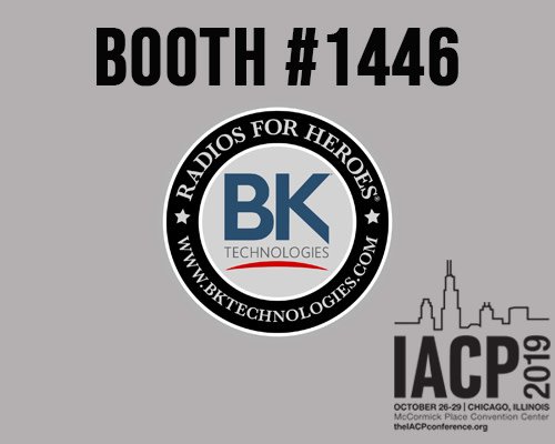BKTechUSA's tweet image. If you haven’t already, make sure to plan on visiting the BK Technologies booth #1446 at the annual IACP Expo in Chicago, Illinois! #bktechnologies #radiosforheroes #booth1446 #IACP #IACP2019 #Chicago #policeforce #lawenforcement #publicsafety #conference
bktechnologies.com/agencies/polic…