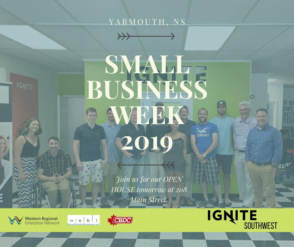 IGNITEAtlantic's tweet photo. Join us tomorrow on Wednesday October 23rd between 12pm - 4pm and chat with our tenants, tour our new space and meet with the Ignite team. We can't wait to see you there!
#yarmouthns #ignitelabs #entrepreneurship #rurualinnovation #smallbusinessweek2019 https://t.co/DgEEcS1RRb