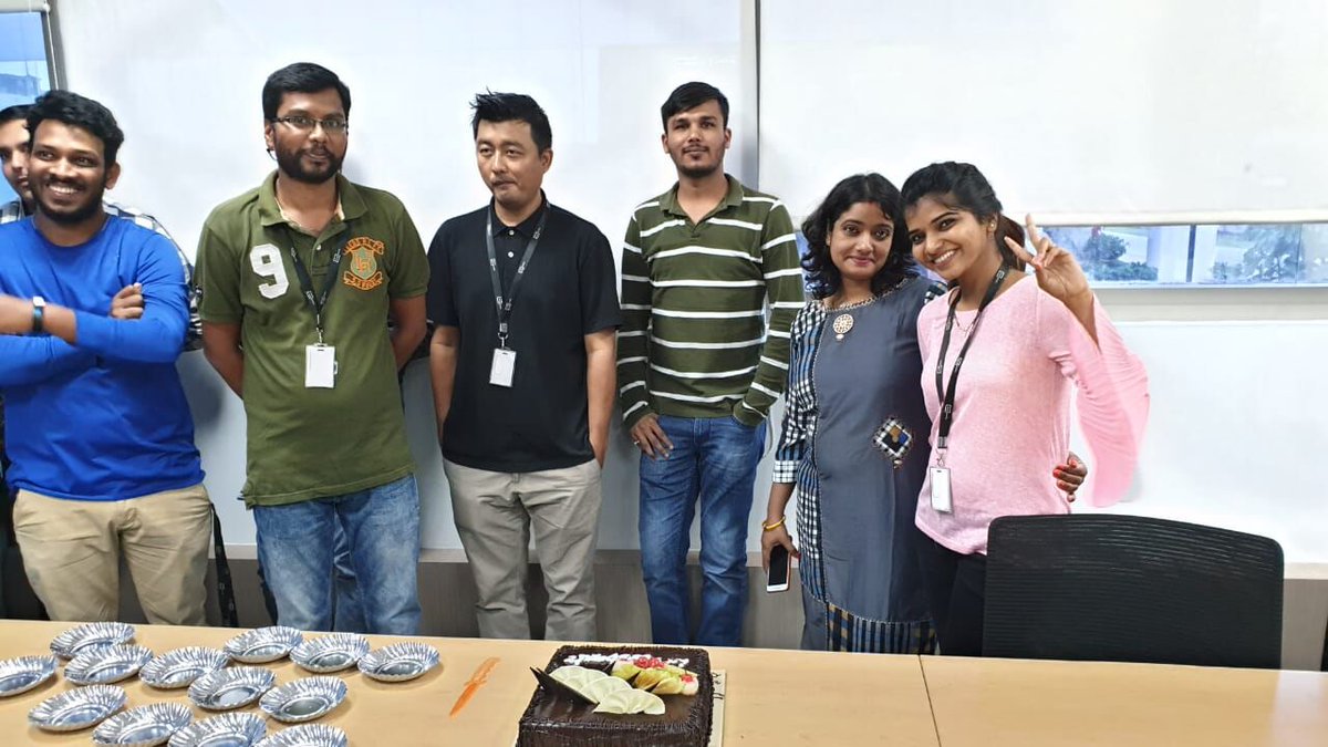 silverlinecrm's tweet photo. Our Silverline India team is celebrating their 1-year anniversary! We're grateful to have great minds on a global scale. #celebrate #LifeatSilverline https://t.co/xUqIl2vGYh