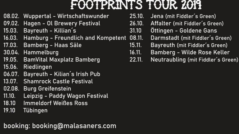 New Dates!😎
#malasañers #malasaners #folpunk #punkfolk #punkrock #celticrock #madrid #bamberg #band #music #musicians #musicismylife #musicianlife #livemusic #love #instagood #me #tbt #cute #follow #followme #followus #us #photooftheday #happy #tagforlikes #wearethefuture #tour