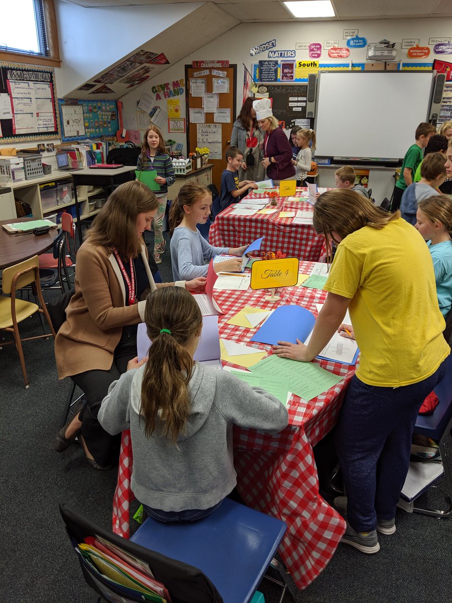 4th grade Book Tasting. Students get a taste of each other's writing. #engaged64