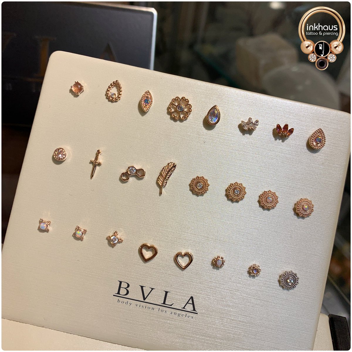 New jewellery from <a href="/BODYVISIONLA/">BVLA</a>! 💎 Do you prefer yellow, white or rose gold?❤️ #BVLA #bodyjewellery #piercing #yarm