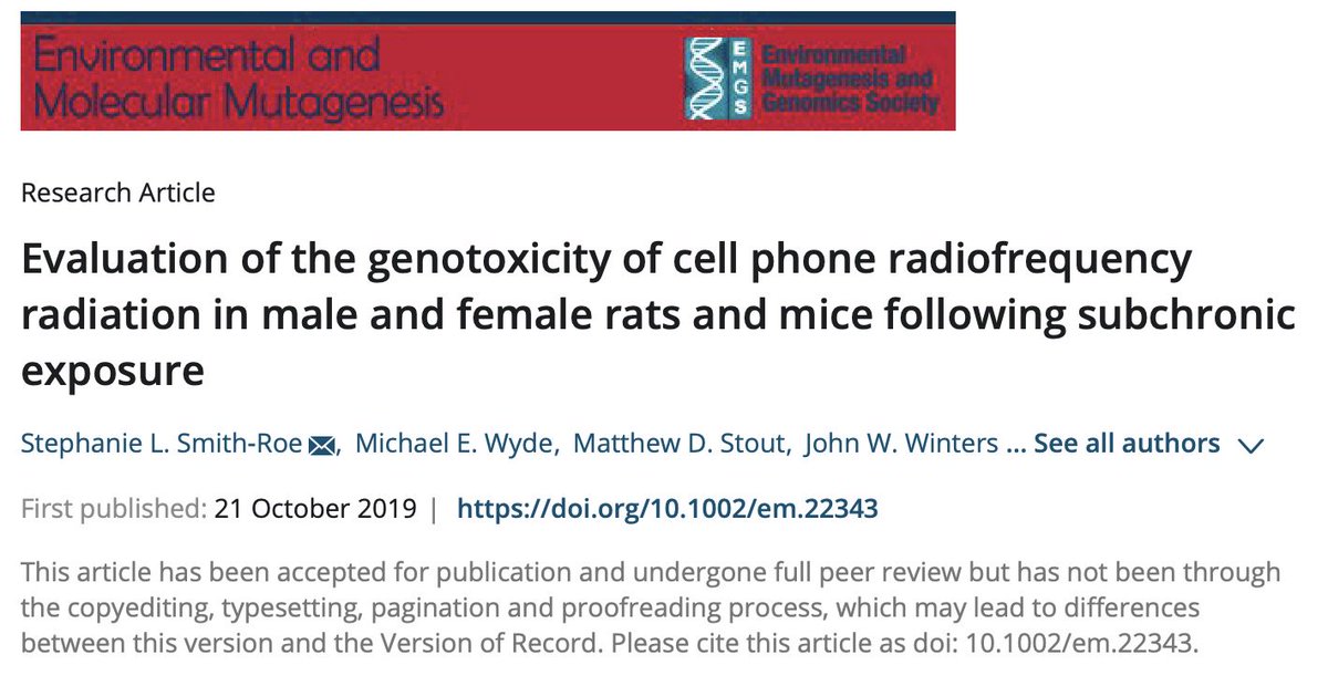 SpyMeters's tweet photo. “Significant increases” in DNA damage observed in $25mn US Govt NTP mobile phone (RF-EMF) study.

https://t.co/6qkw5a4mwk

#cancer https://t.co/a3gUx8vKdu