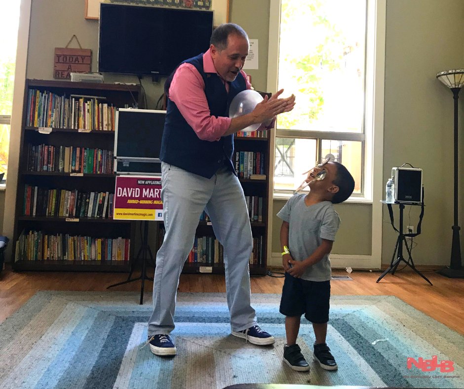 NBLB_US's tweet photo. A big shoutout to David Martinez Magic for the amazing magic show he put on during a #birthday party back in June! David was kind enough to donate his time and talents to ensure that these children have a memorable birthday party! We couldn't have done it without you! https://t.co/0XImj4MW4K