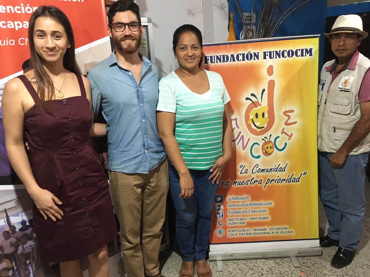 FUNCOCIM's tweet photo. 🗣En convenio de colaboración entre Peace Corps de #EEUU 🇺🇸y #FundacionFuncocim 🇪🇨 en la Provincia de #Manabi , contaremos con Apoyo Técnico que fortalecerá los Proyectos que desarrollamos en beneficio de los Grupos de atención Prioritaria🇪🇨🤝🇺🇸 https://t.co/JLa0jP07Z1
