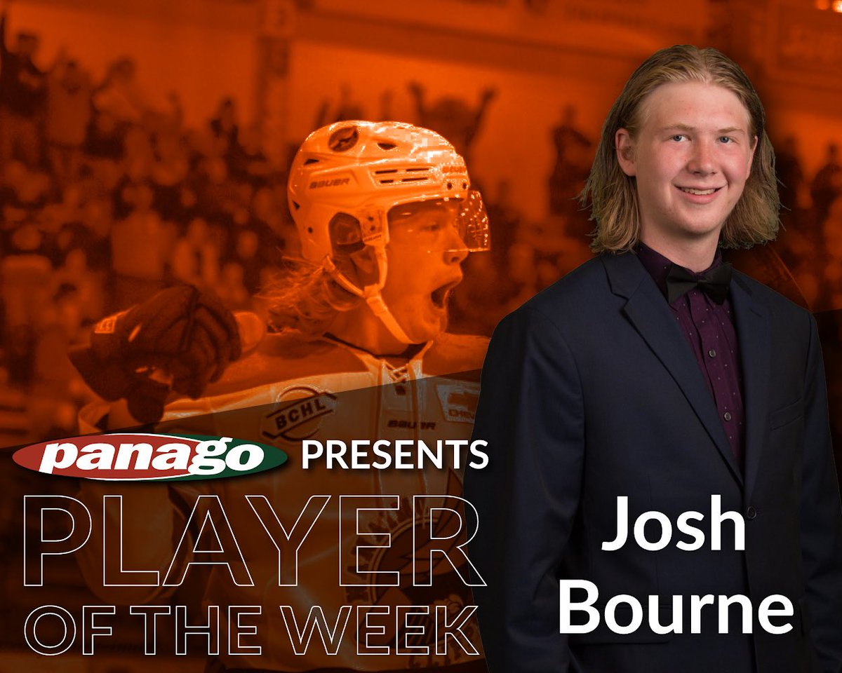 ClippersHockey's tweet image. The Nanaimo Clippers have announced that Josh Bourne has been named the Panago Pizza Player of the Week.

Bourne in 16 games this season has tallied 14 points, eight goals and six assist and has really contributed to the Clippers physical play as of late.

Congrats to Josh Bourne