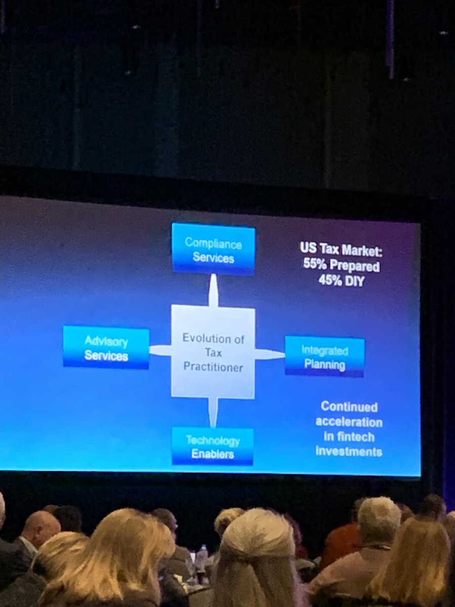 GaryThomsonCPA's tweet photo. Tax CPAs...the opportunities are there...are you evolving to keep pace? #AICPAGC19 https://t.co/2mYoDOSMjp
