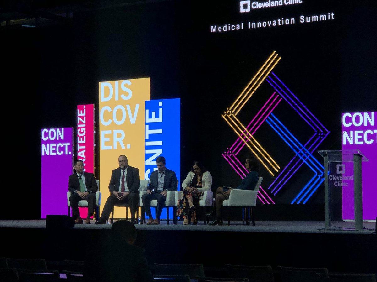 StephenPinneyMD's tweet image. Interesting panel discussion on “Consumerization of Healthcare” at the Cleveland Clinic’s Medical Innovation Summit #MIS2019