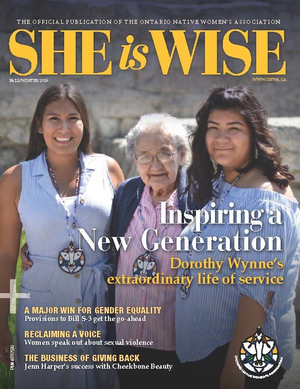 _ONWA_'s tweet image. The Ontario Native Women’s Association (ONWA) is proud to announce the launch of the inaugural edition of their new biannual official publication “She is Wise” magazine
Click here to read: onwa.ca/upload/documen…