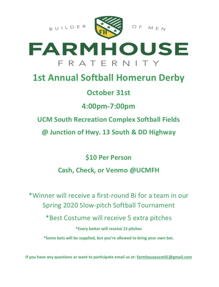 University of Central Missouri FarmHouse tweet media