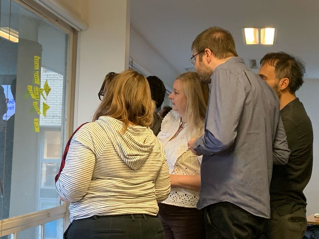 always_possible's tweet image. The crew at @WolfcubDigital working their magic at the #DRIVA #artsDRIVA workshop on innovation, design-thinking and collaboration with big data.

Timed exercises to whittle mad ideas into good ones.