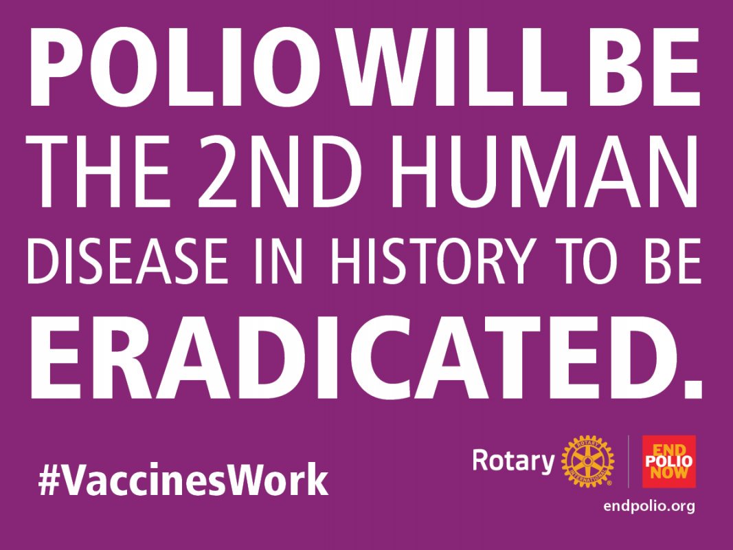 Smallpox is the only human disease ever eradicated. Let’s make polio the second. Join the fight on World Polio Day. Endpolio.org