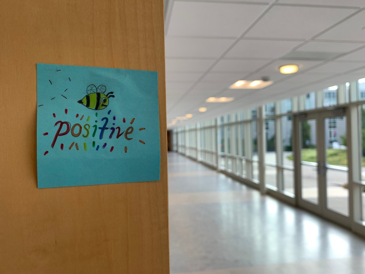 TweetDHS's tweet photo. Today is a Day of Kindness at DHS. Positive messages are posted throughout the hallways at DHS to promote kindness in memory of Ms. Colleen Ritzer. @StepUp4Colleen @KindnessColleen @Tweet_DPS @WeAreDanvers  #kindness4colleen https://t.co/aAAUdcbMVC