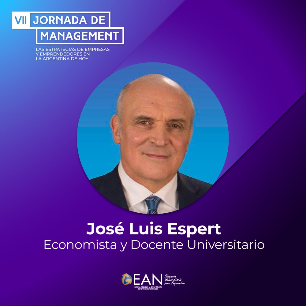 GuidoVignoli's tweet photo. El jueves 24/10, mi gran amigo @jlespert dará una charla sobre "La Economía en la Argentina de hoy".
Registrarse en: https://t.co/NeJXG6DgiL
@ean_argentina
#JM2019 https://t.co/WzxWYxOIWr